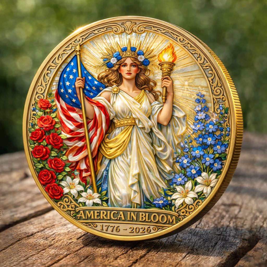 🏆Flash Sale 60% OFF - America in Bloom 250th Anniversary Commemorative Coin