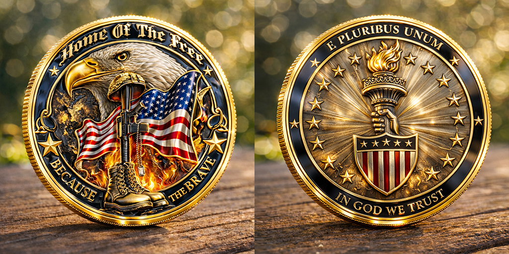 American Freedom Challenge Coin