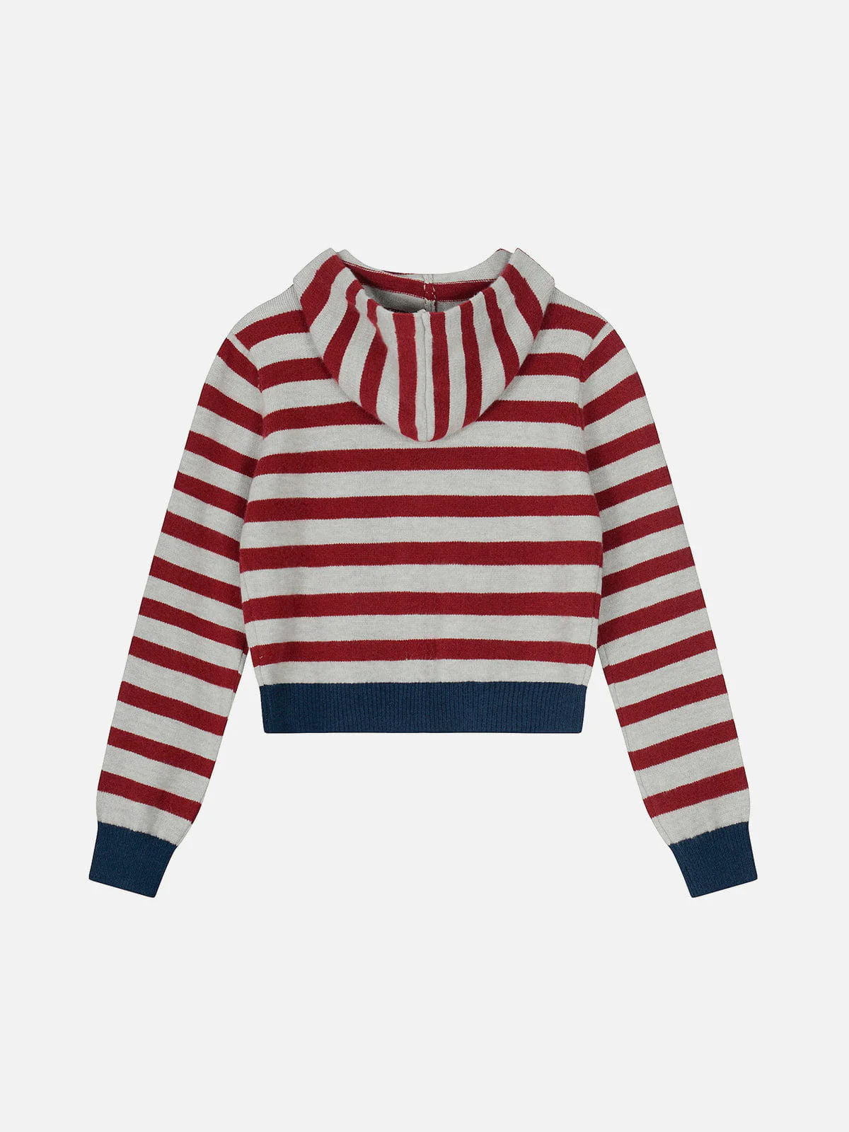 Aelfric Eden Striped Knit Zip Up Hoodie