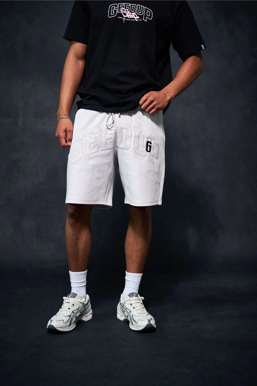 Team Logo Pique Short Grey