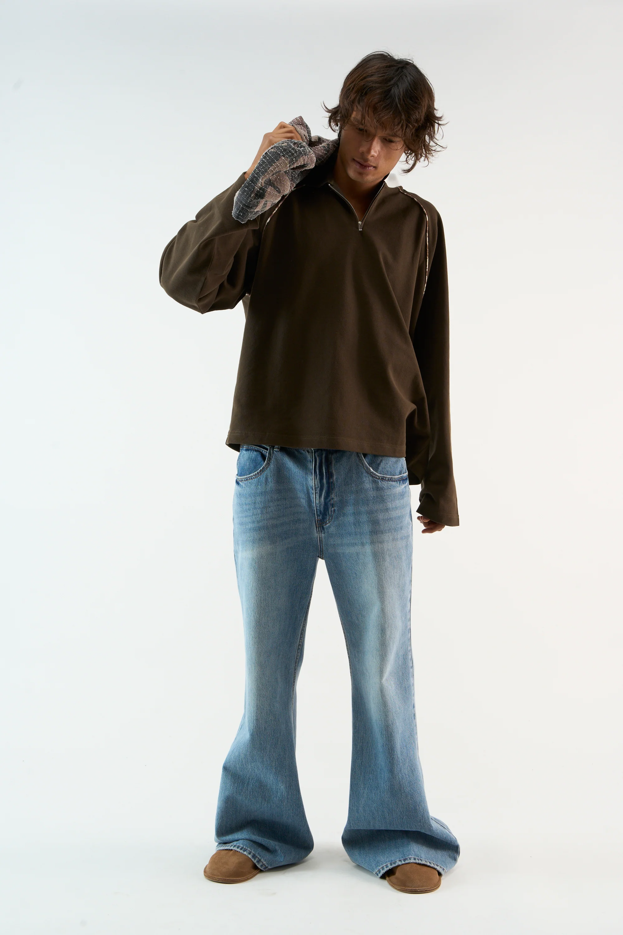 Animal Line Brown Polo