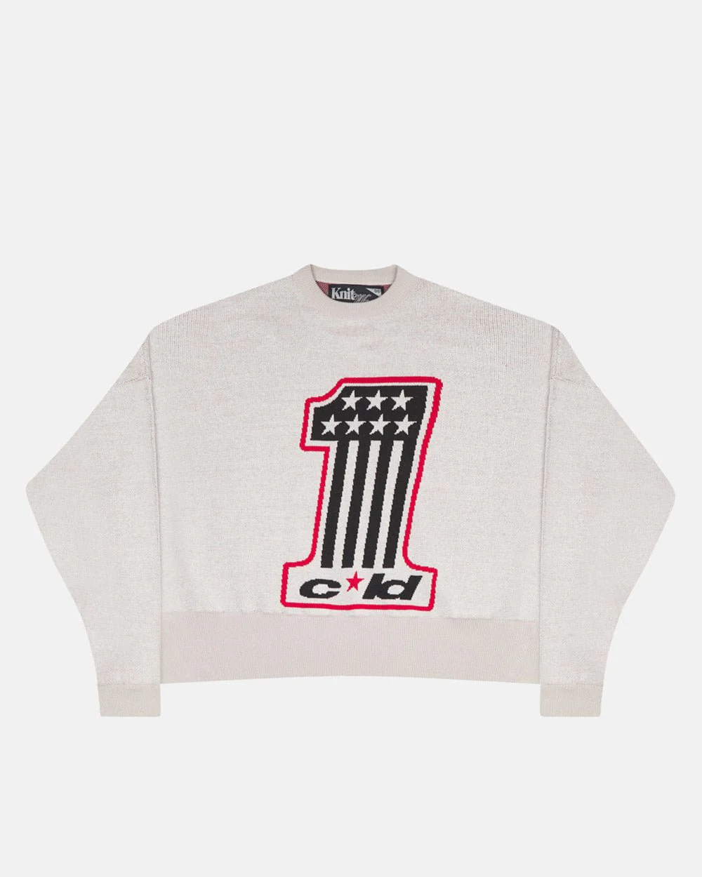 CHAMPIONS CLUB KNIT LIGHT GREY