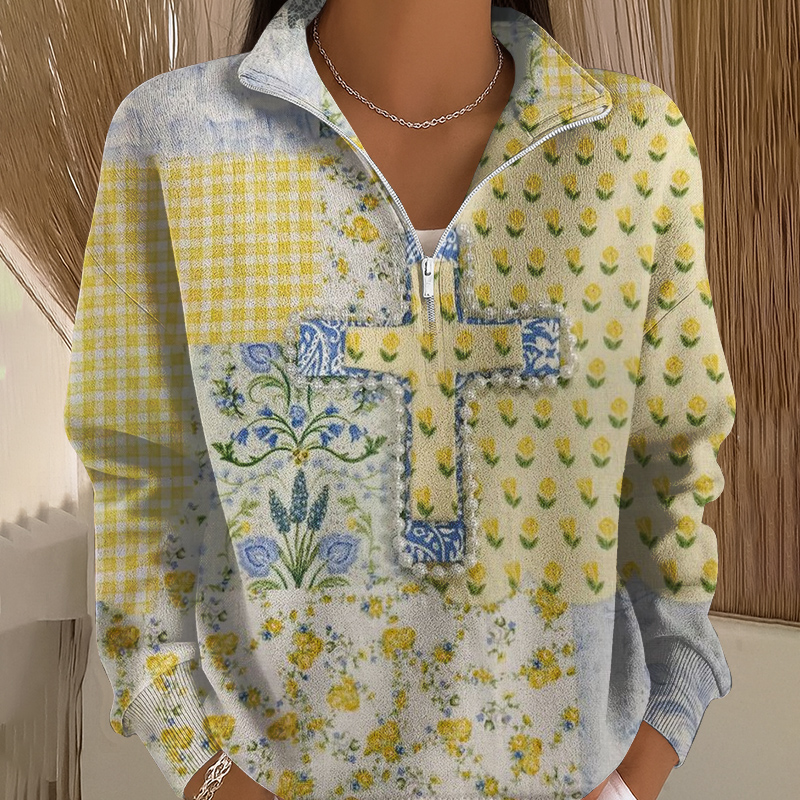 Faith Art Print Casual Hoodie