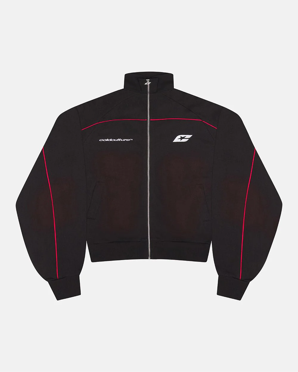 SAVAGE WASHED JACKET BLACK & RED