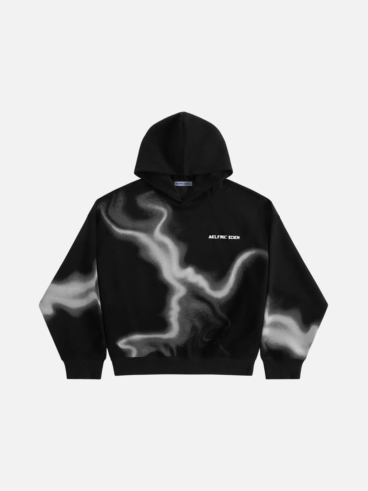 Aelfric Eden Oversized Thermal Imaging Blurring Print Pullover Hoodie