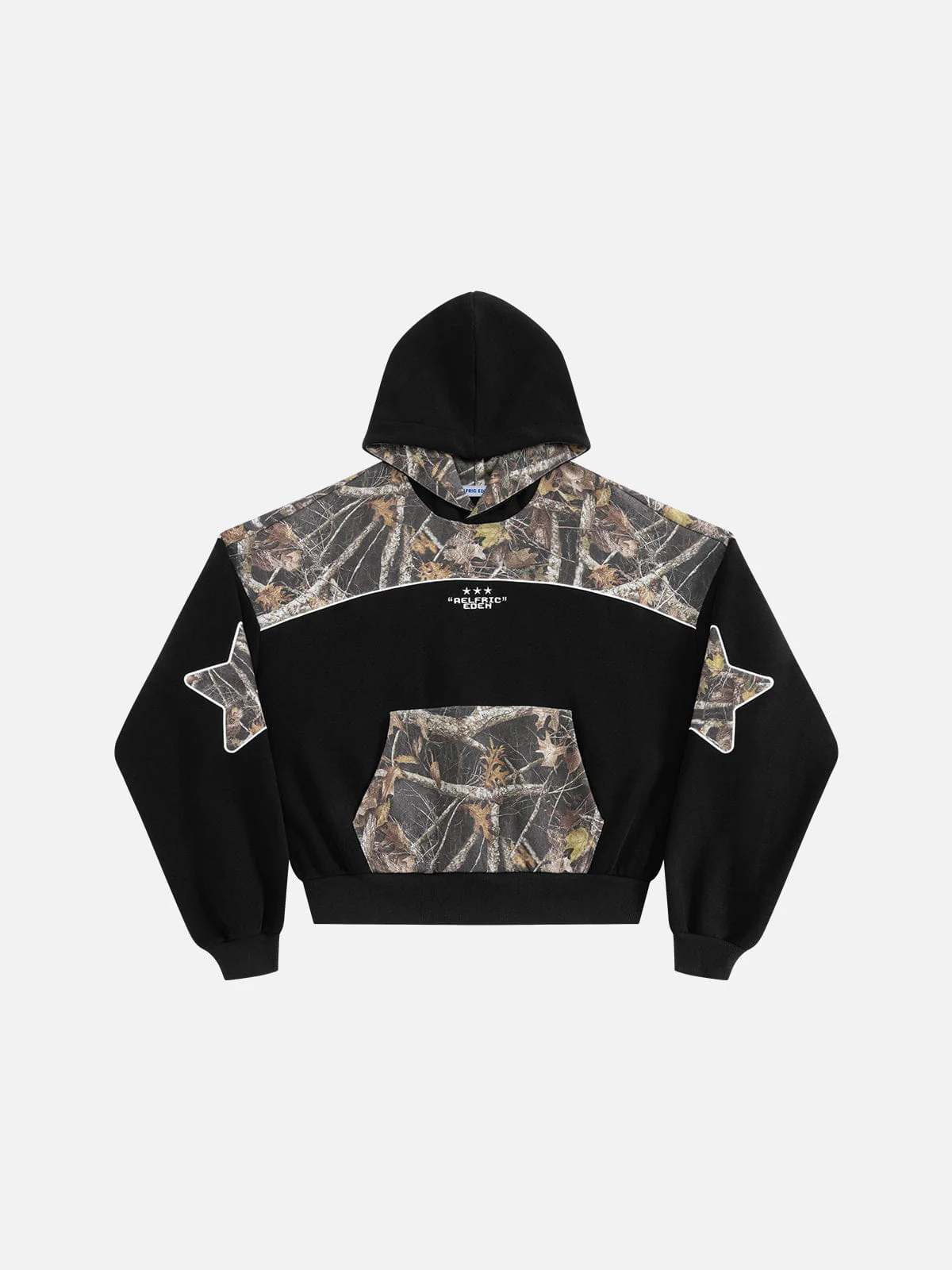 Aelfric Eden Boxy CAMO Panel Pullover Hoodie