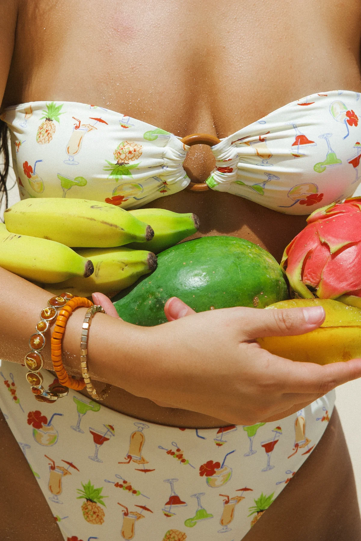 Lotus Bandeau Bikini Top