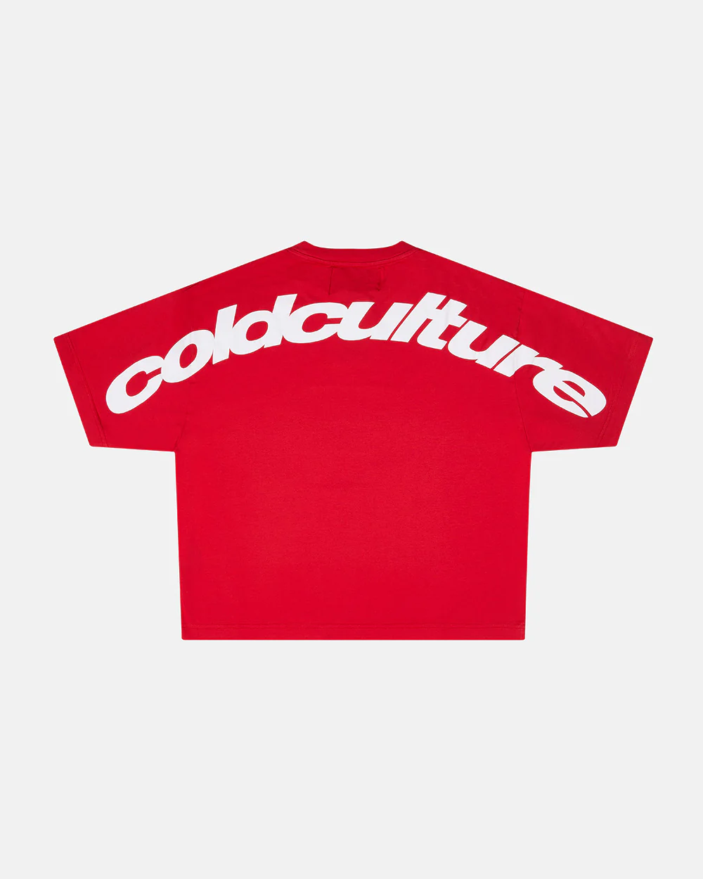 CURVED TEE RACING RED