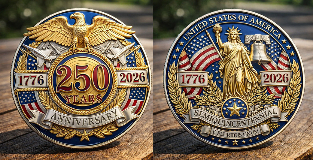 🏆Flash Sale 60% OFF - U.S 250th Anniversary Patriotic Commemorative Coin