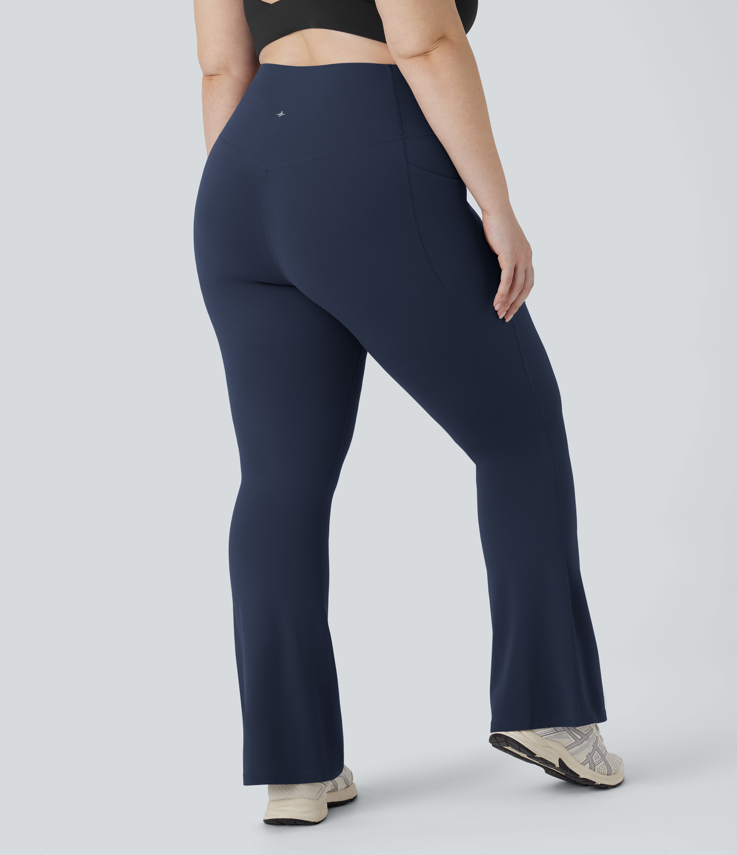 Halara UltraSculpt™ High Waisted Tummy Control Pocket Shaping Yoga Bootcut Plus Size Leggings