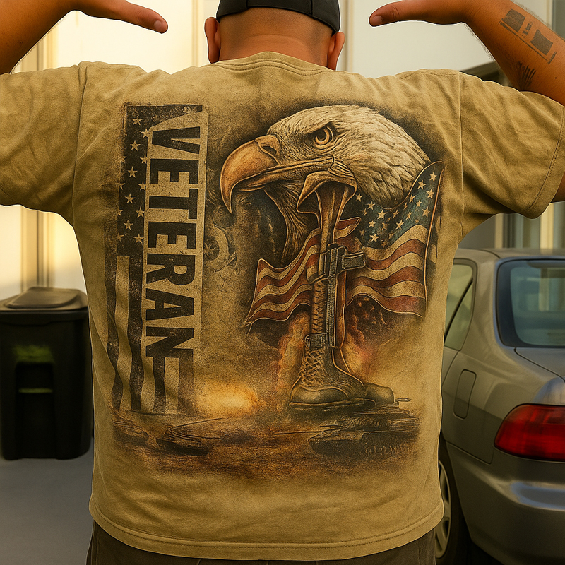 Veteran Print T-shirt