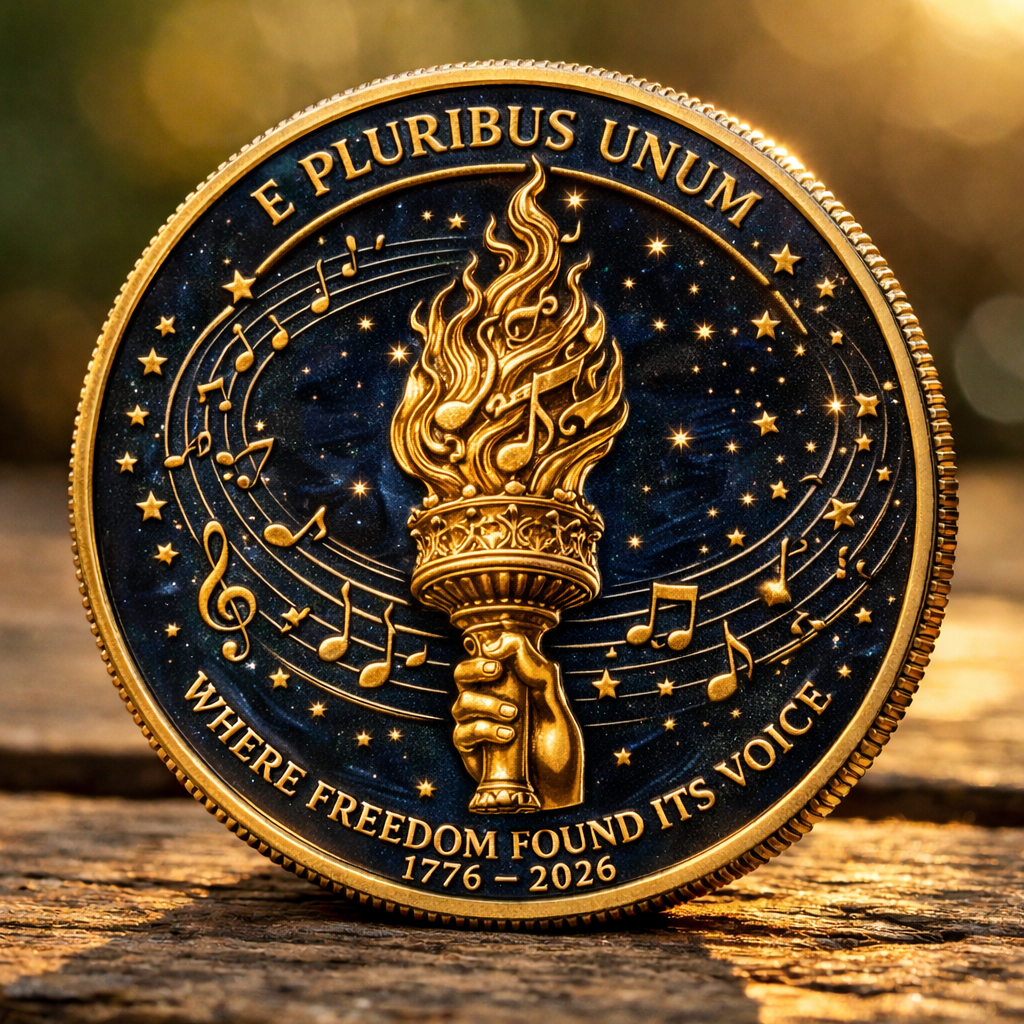 🏆Flash Sale 60% OFF - 1776–2026 American Music Spirit Coin
