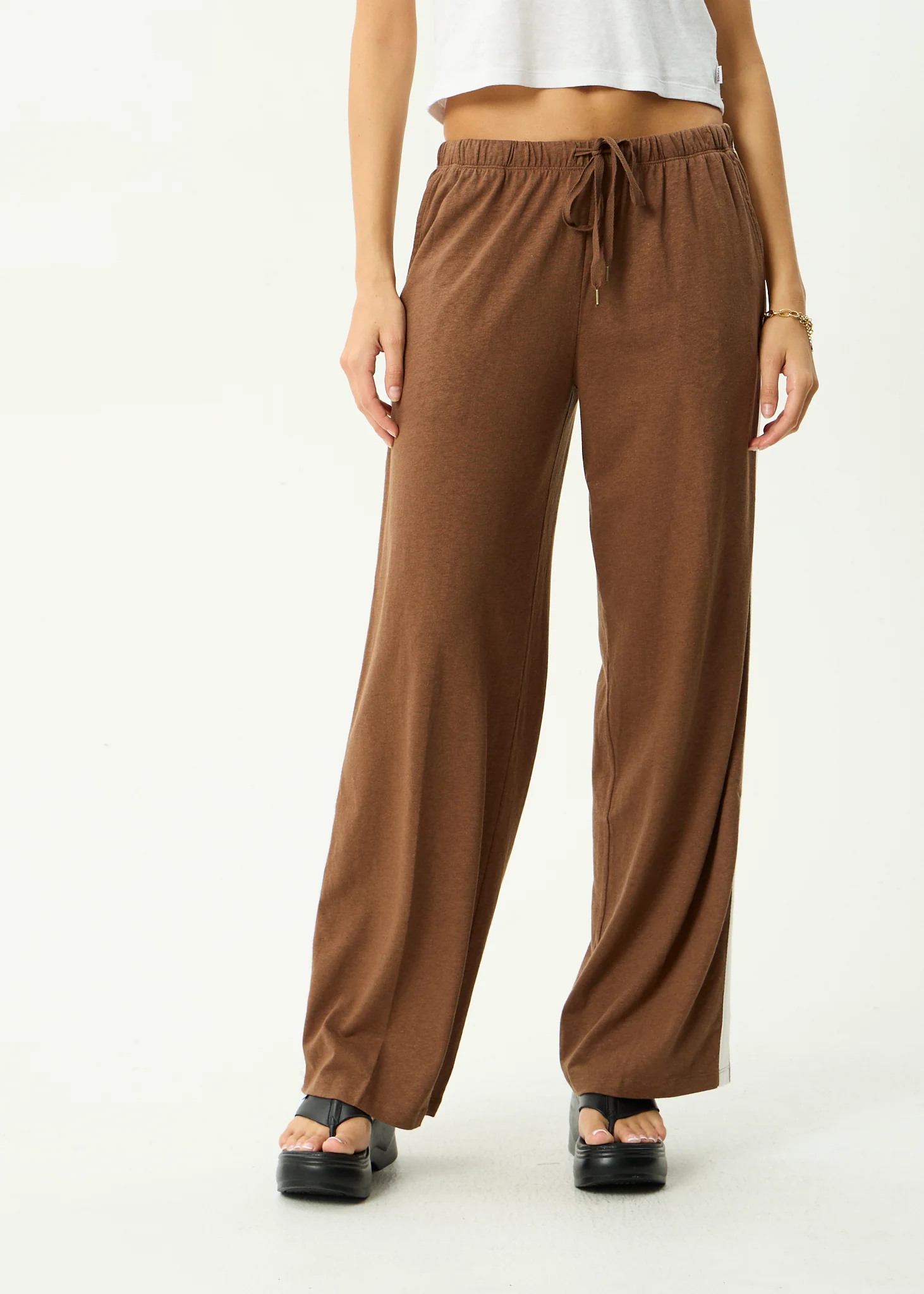 AFENDS Womens Jones -  Lounge Pant - Cinnamon