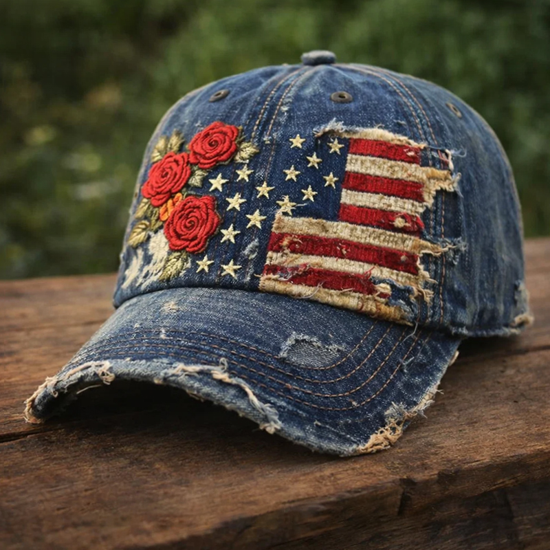 US Vintage 250th Anniversary Printed Hat