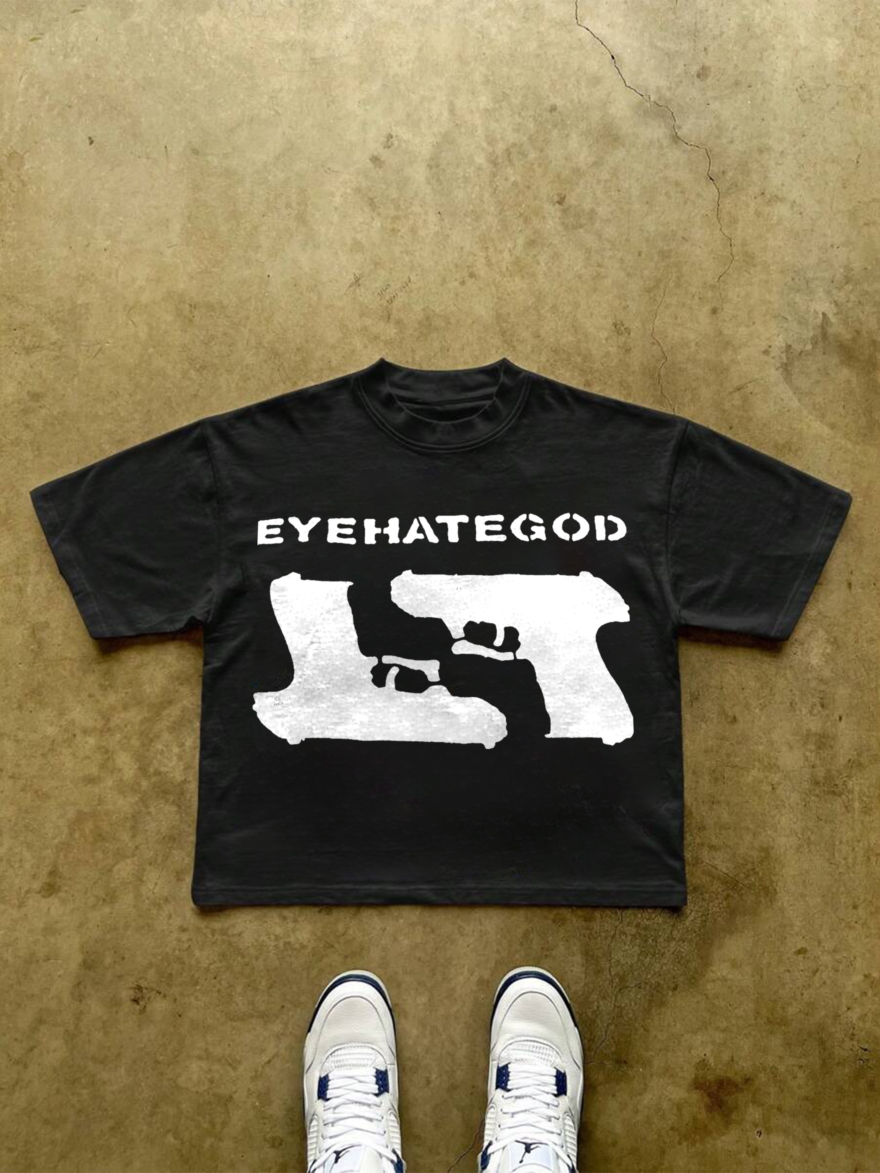 Eyehate God Graphic Cropped T-shirt