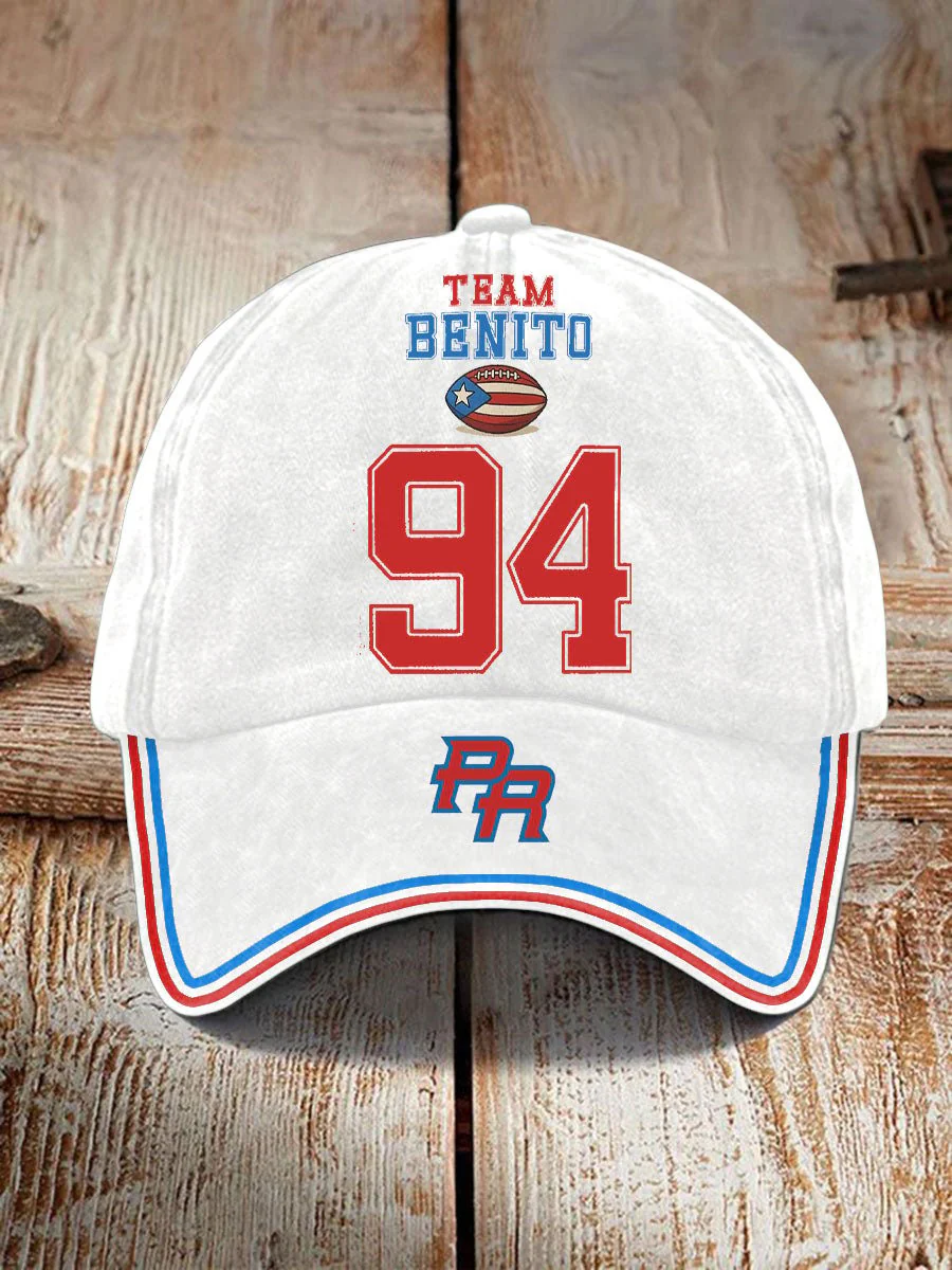 Puerto Rico Print Baseball Cap