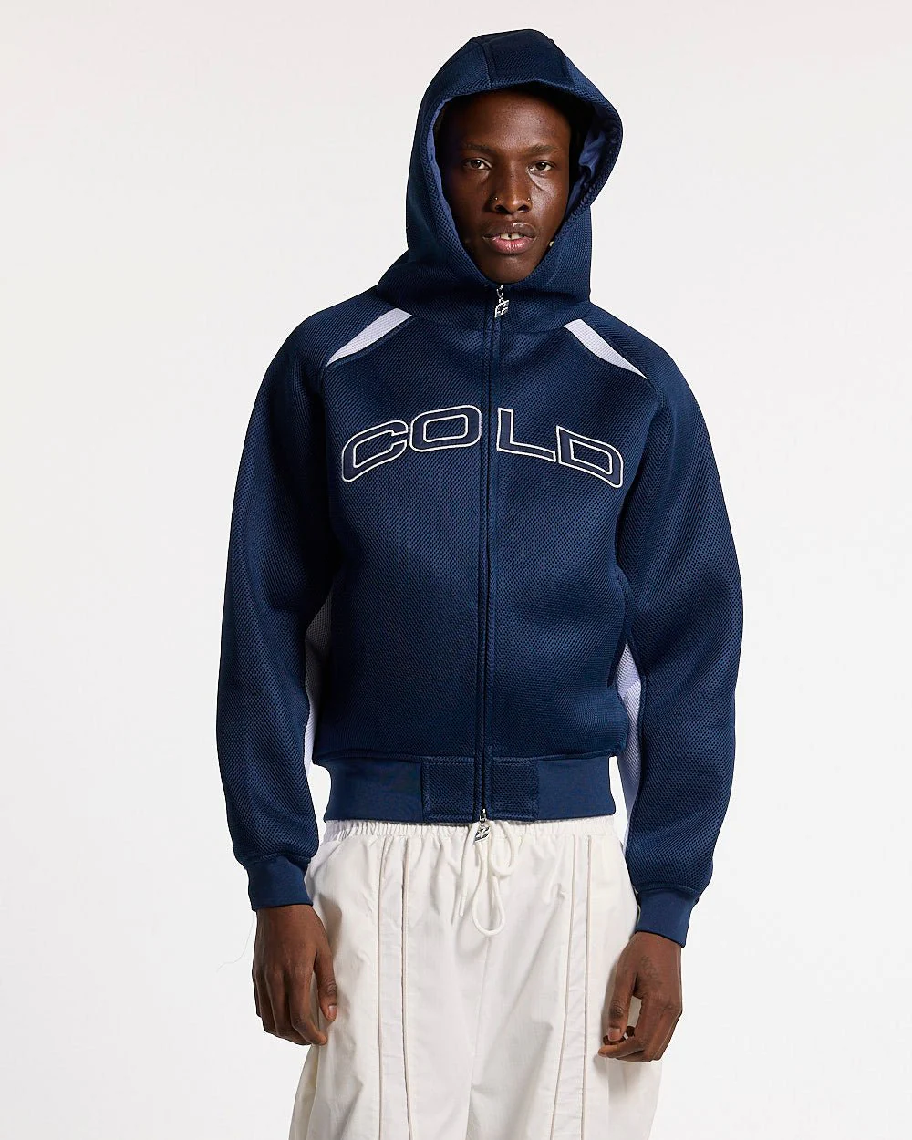 NEO ZIP JACKET WHITE & BLUE