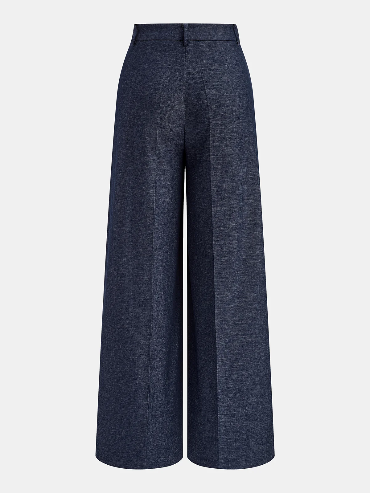 Asymmetric Wrap Wide-Leg Pants