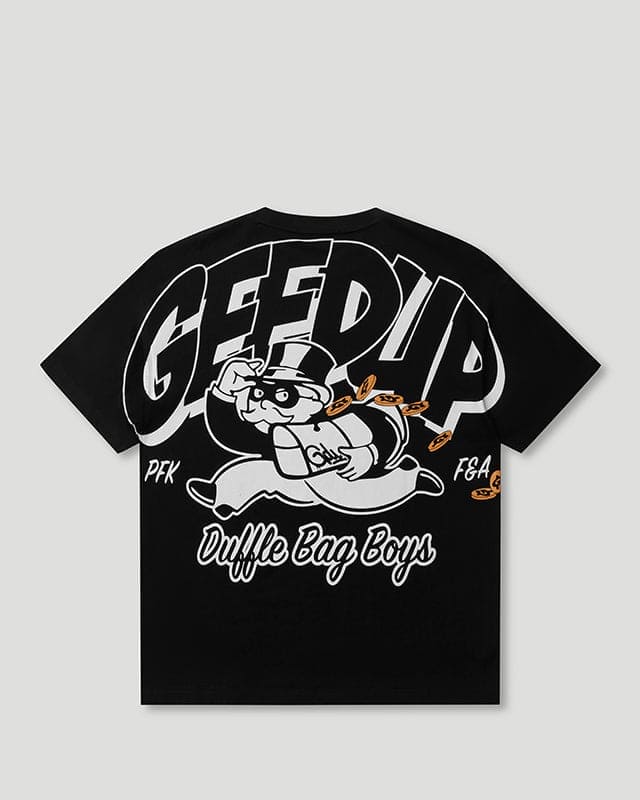 Duffle Bag Boys T-Shirt Black/White