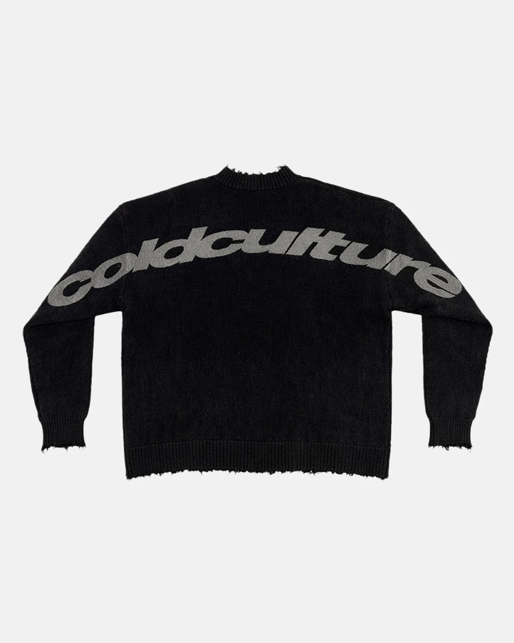 COZY CURVED KNITWEAR BLACK