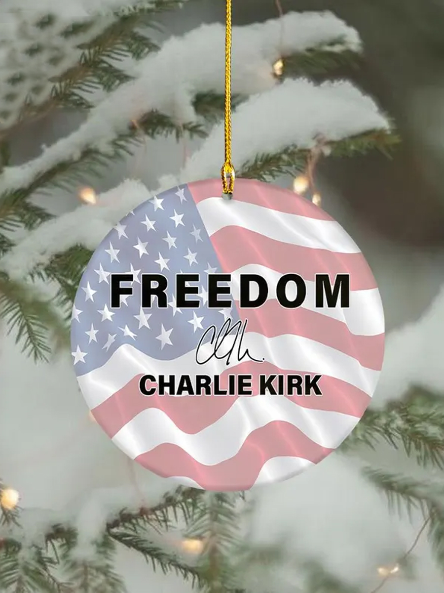 Freedom 1776-2026Flag Printed Acrylic Decorative Ornament