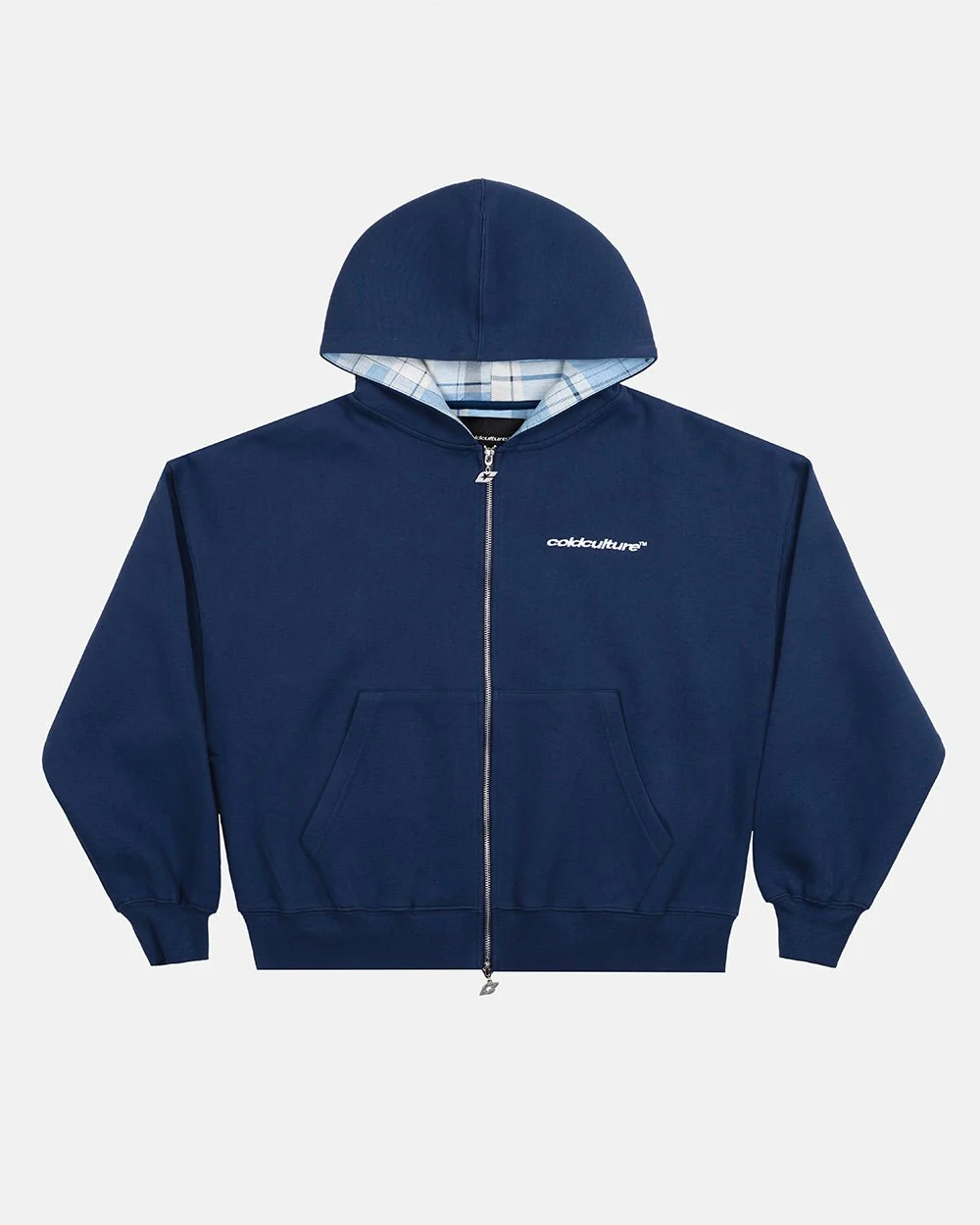 HIDE AND SEEK ZIP HOODIE NAVY