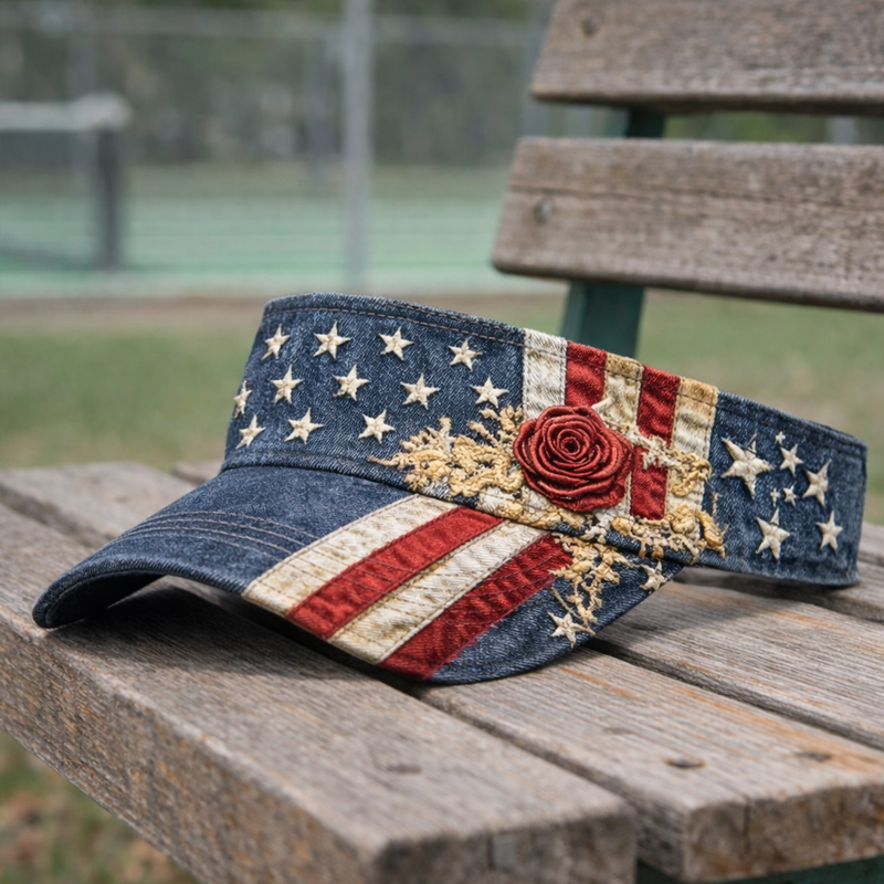 US 250th Anniversary Art Print Casual Tennis Cap