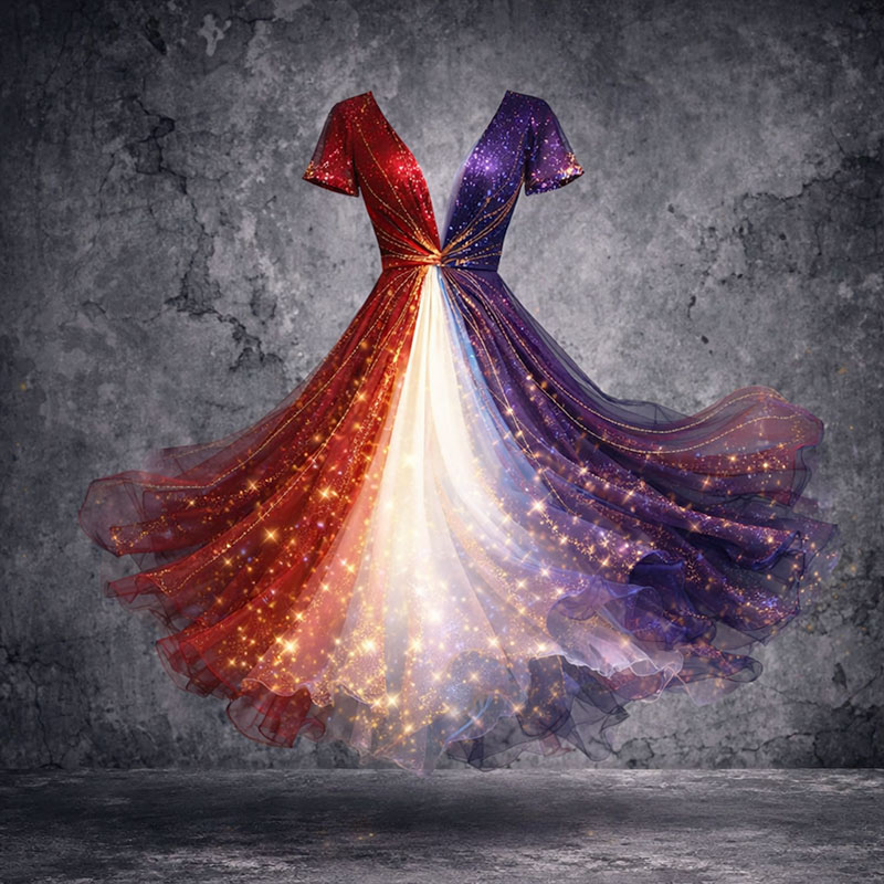 US 250th Anniversary Art Print Short-Sleeve Casual Dress