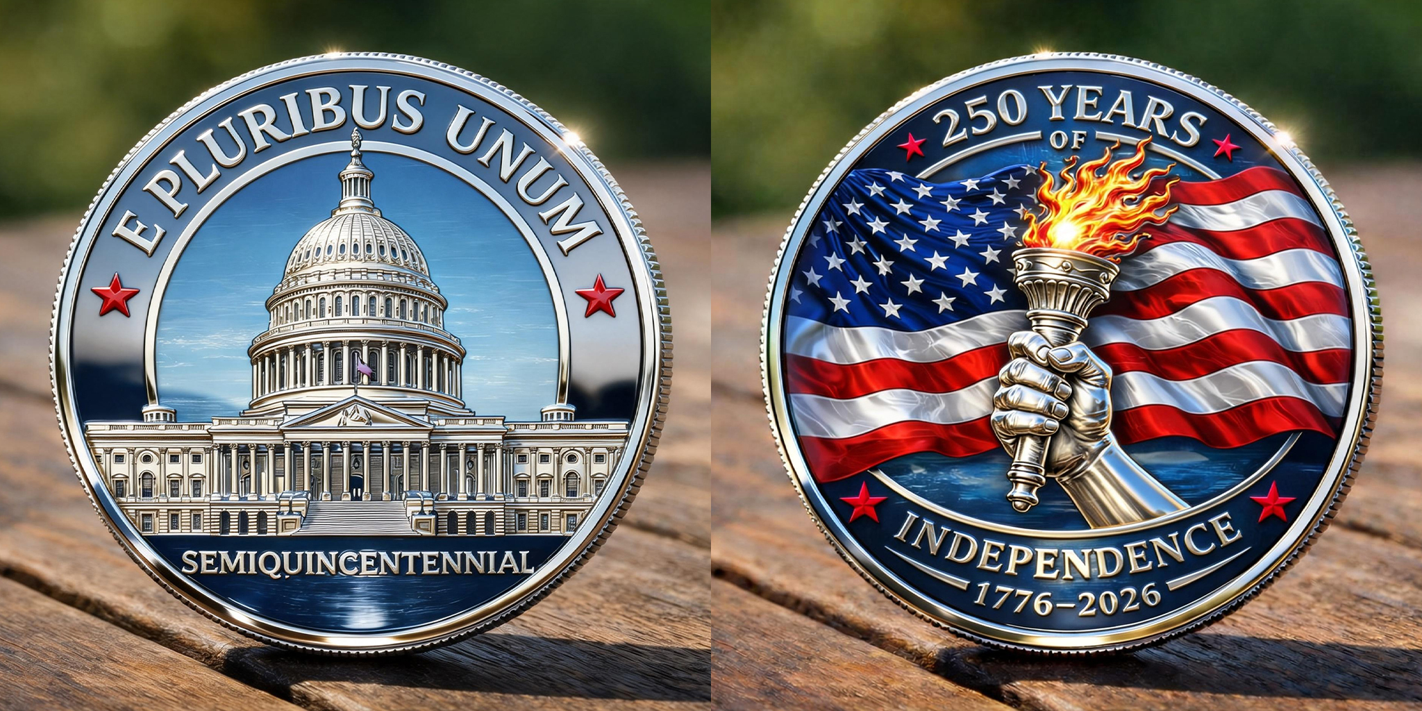 America 250th Anniversary Commemorative Coin