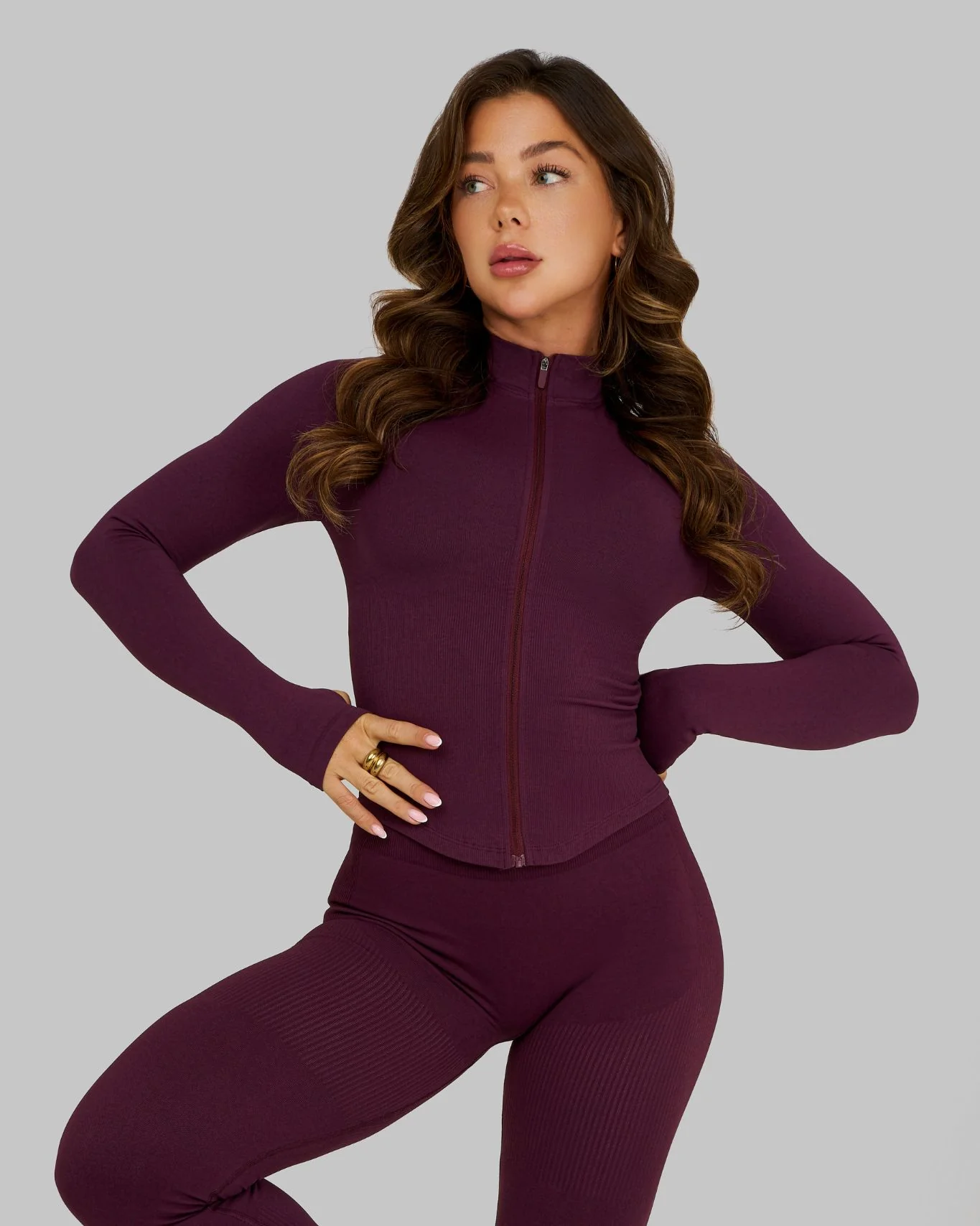 Elevate™ Sculpting Seamless Jacket | Winter Plum