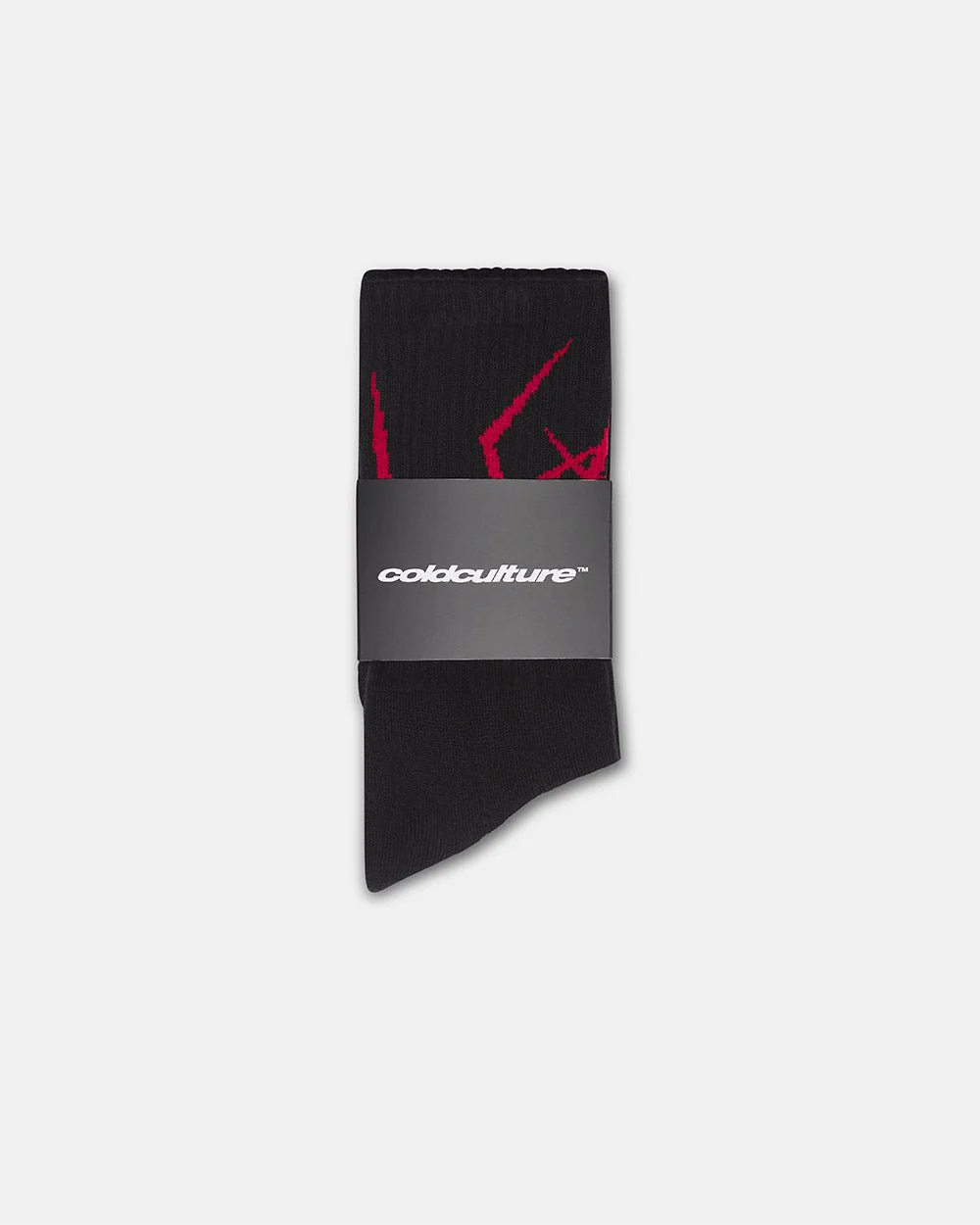 BRAMBLES SOCKS BLACK & RED