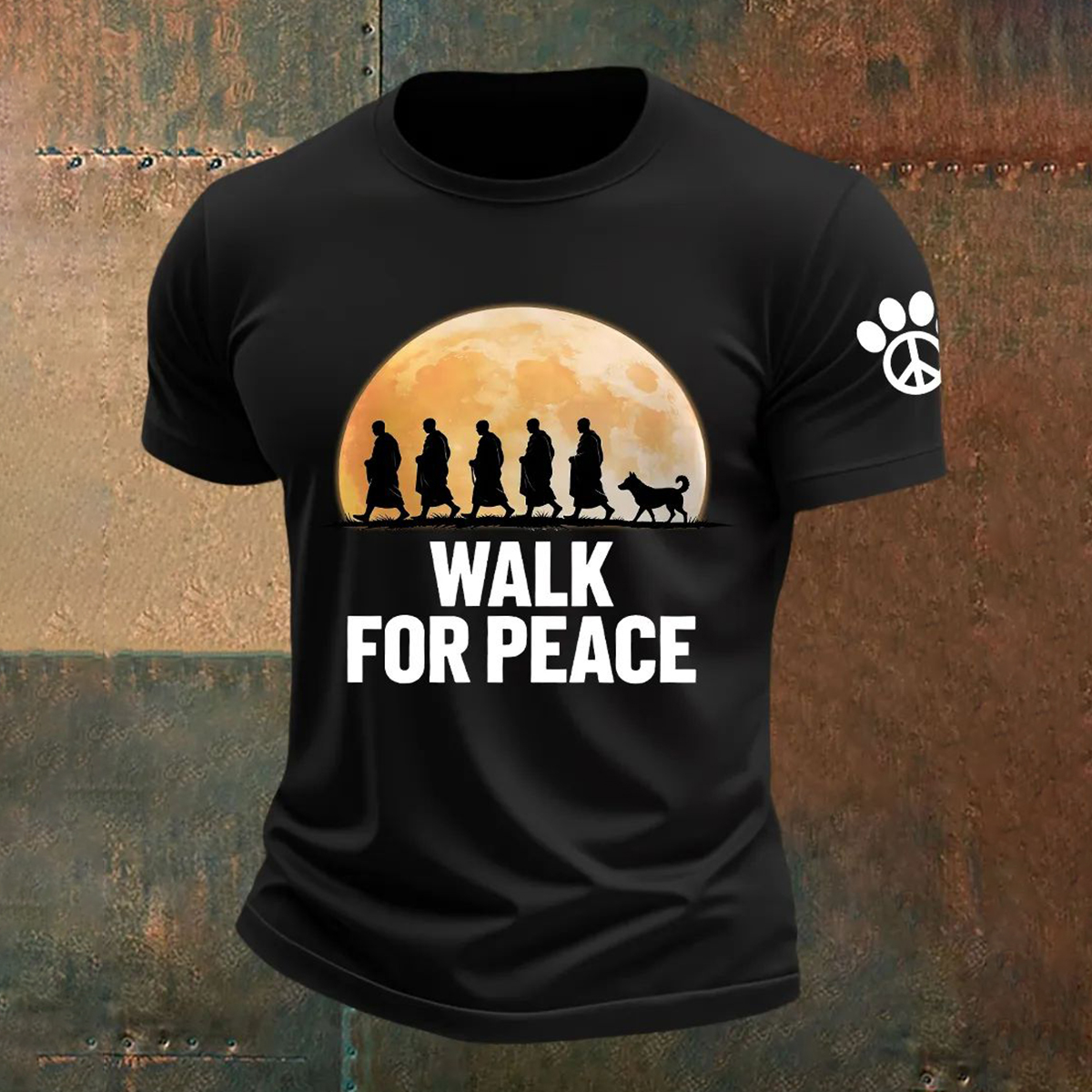 Men's Walk For Peace Short-sleeved T-shirt
