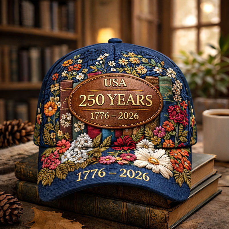 US 250th Anniversary books Art Print Hat