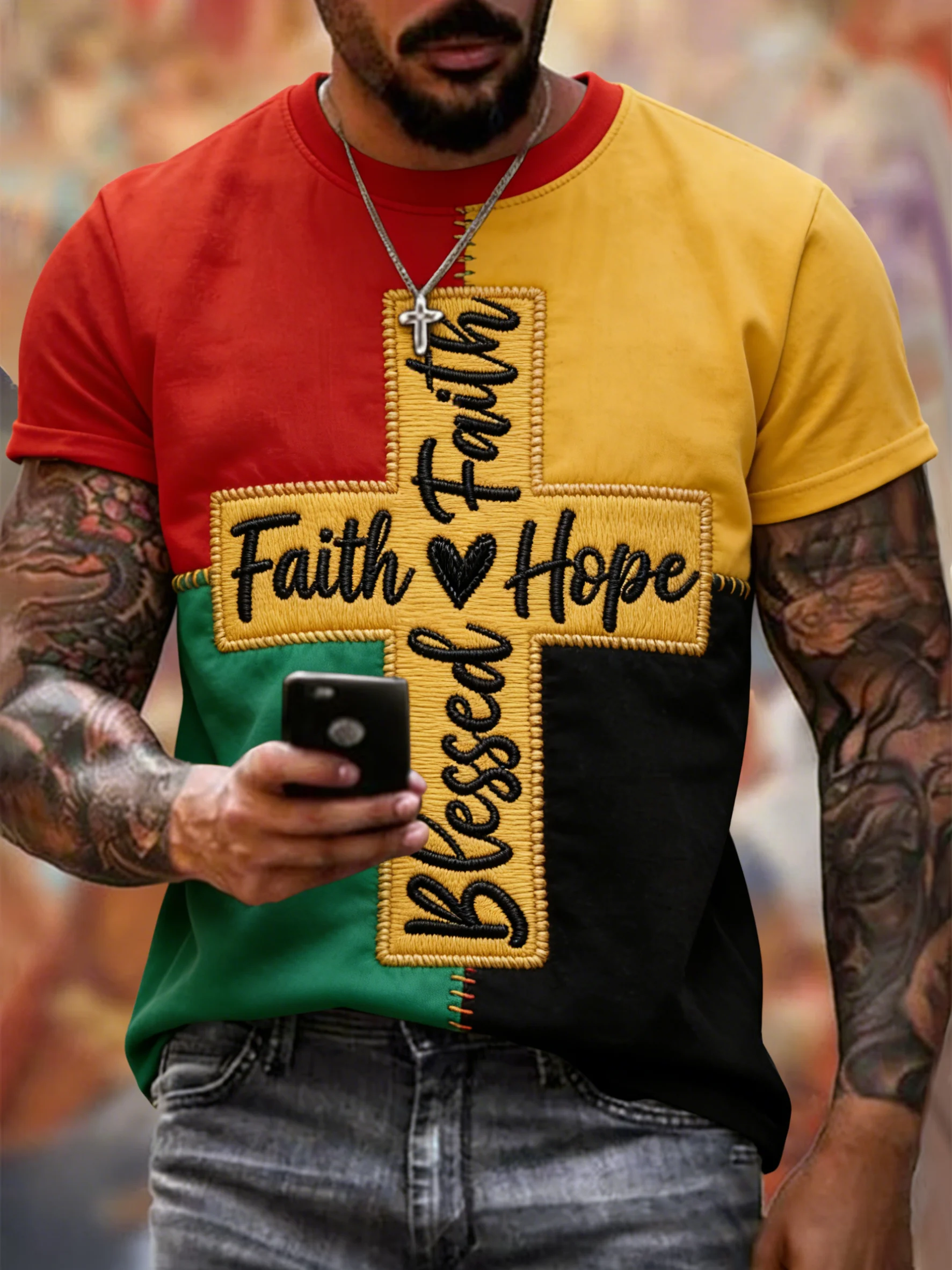 Men's Faith Short Sleeves T-shirt