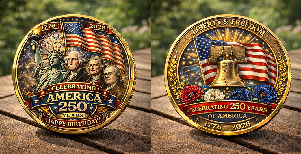 🏆Flash Sale 60% OFF - Celebrating America 250 Years Patriotic Coin