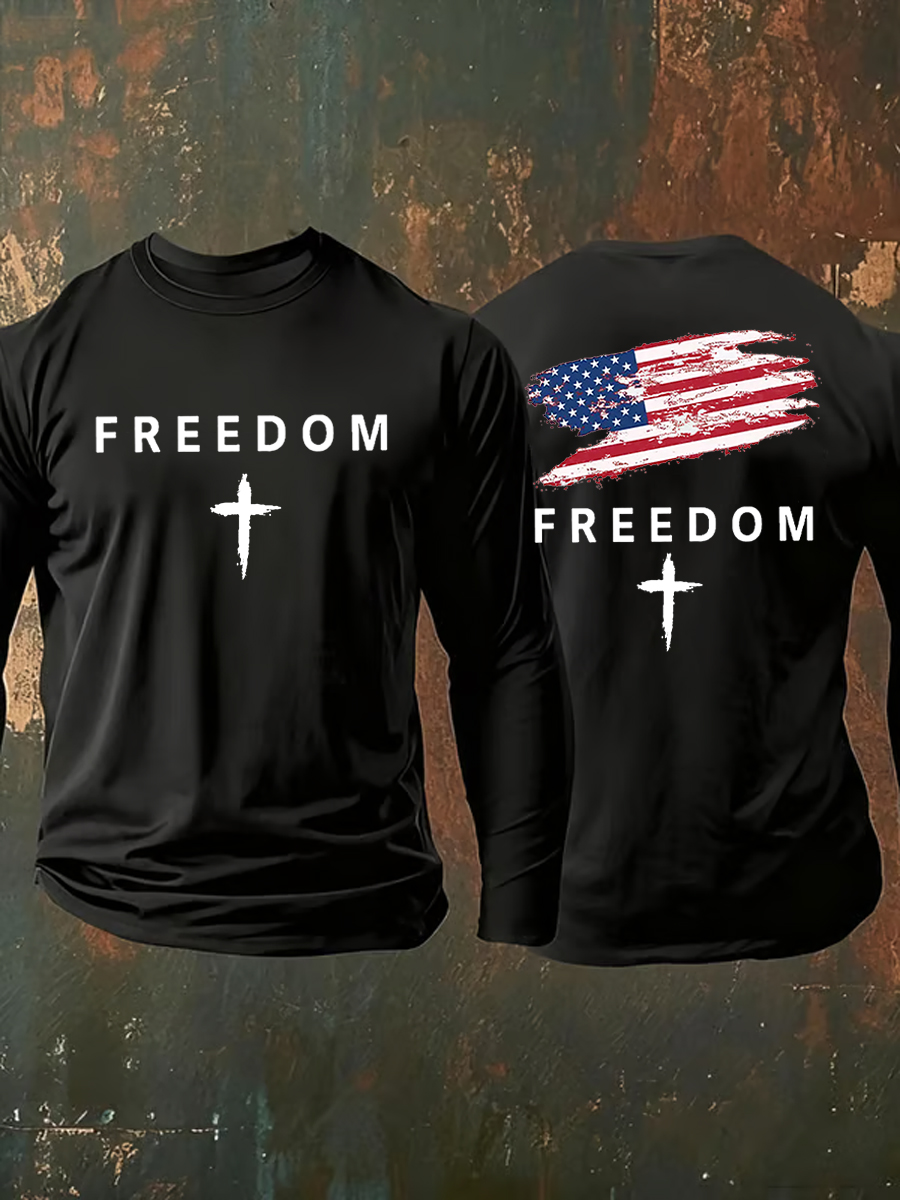 Men's Freedom Is Not Free R.I.P Charlie Kirk  Long Sleeve T-shirt