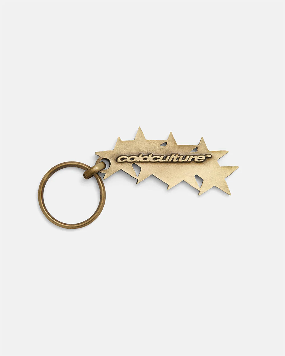 STARS KEYCHAIN METAL GOLD