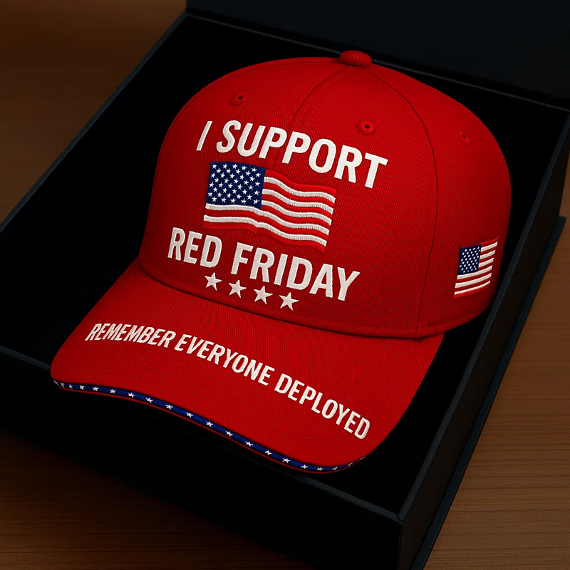 Red Friday Art Print Hat