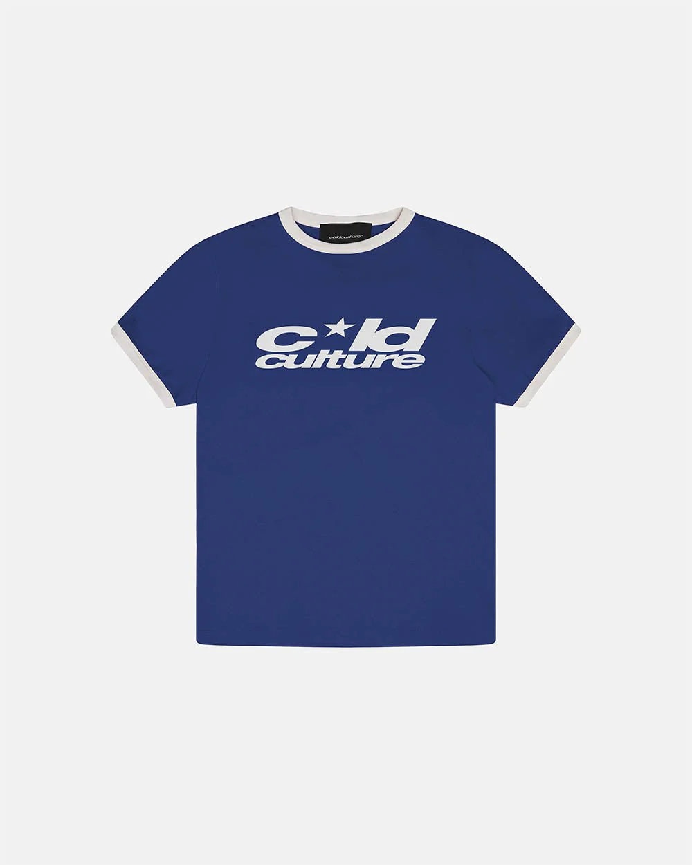 HARPER TEE DARK BLUE AND WHITE