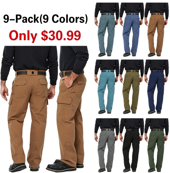 Men's Fire Hose Relaxed Fit Cargo Work Pants