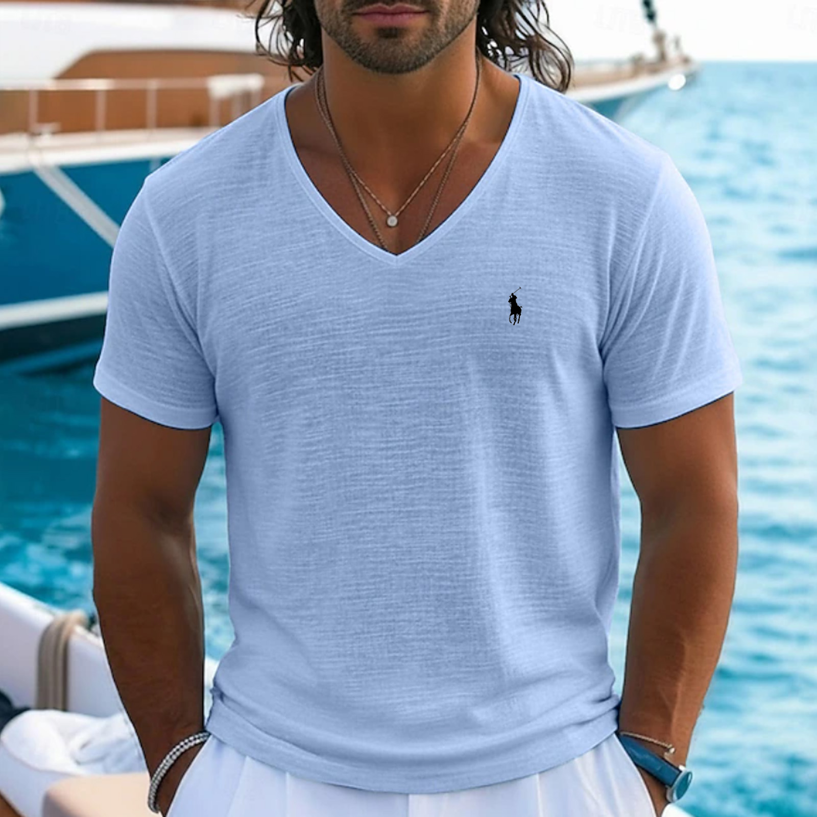 Men's T Shirt Short Sleeve Shirt Tee Top Linen