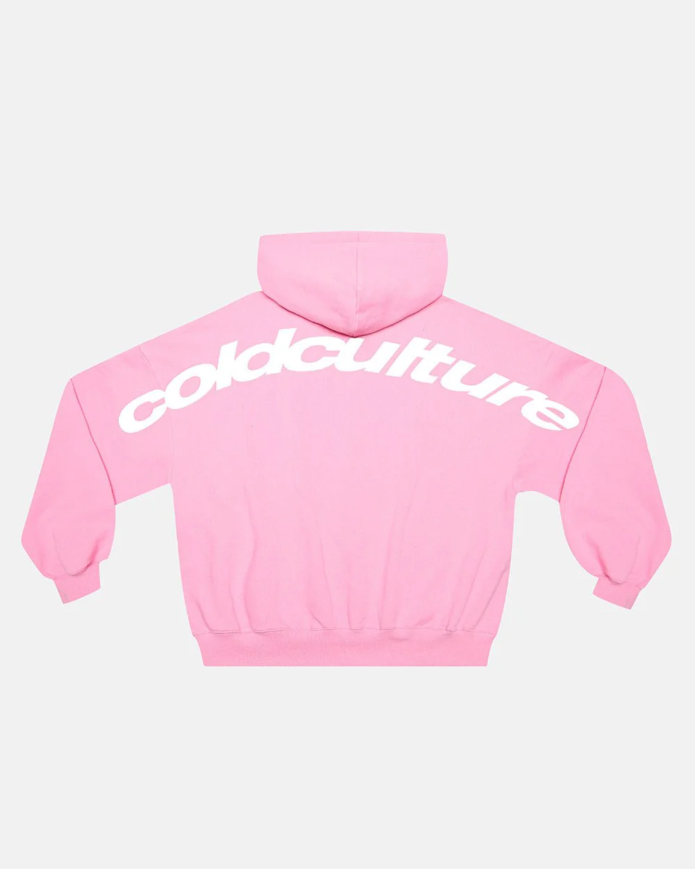 CURVED HOODIE PINK