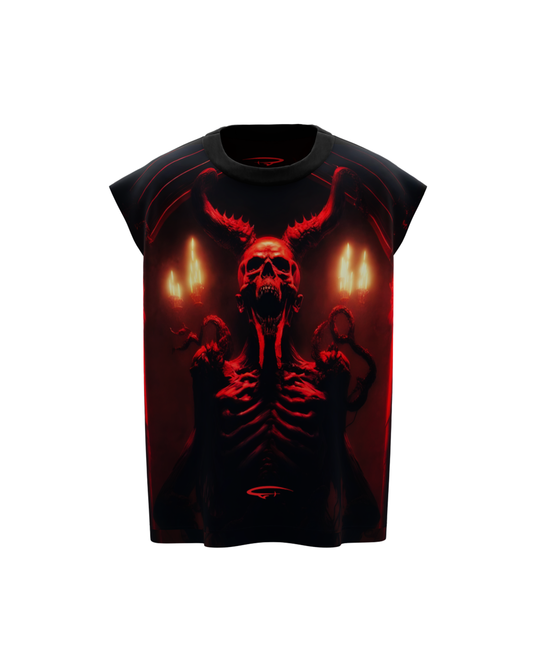 Obsidian Unisex Jersey Sleeveless Vest