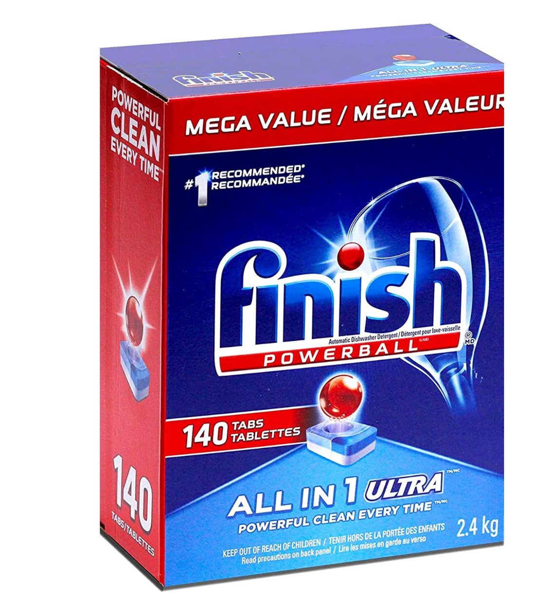 Finish All-in-1 Dishwasher Tabs 2.4 kg