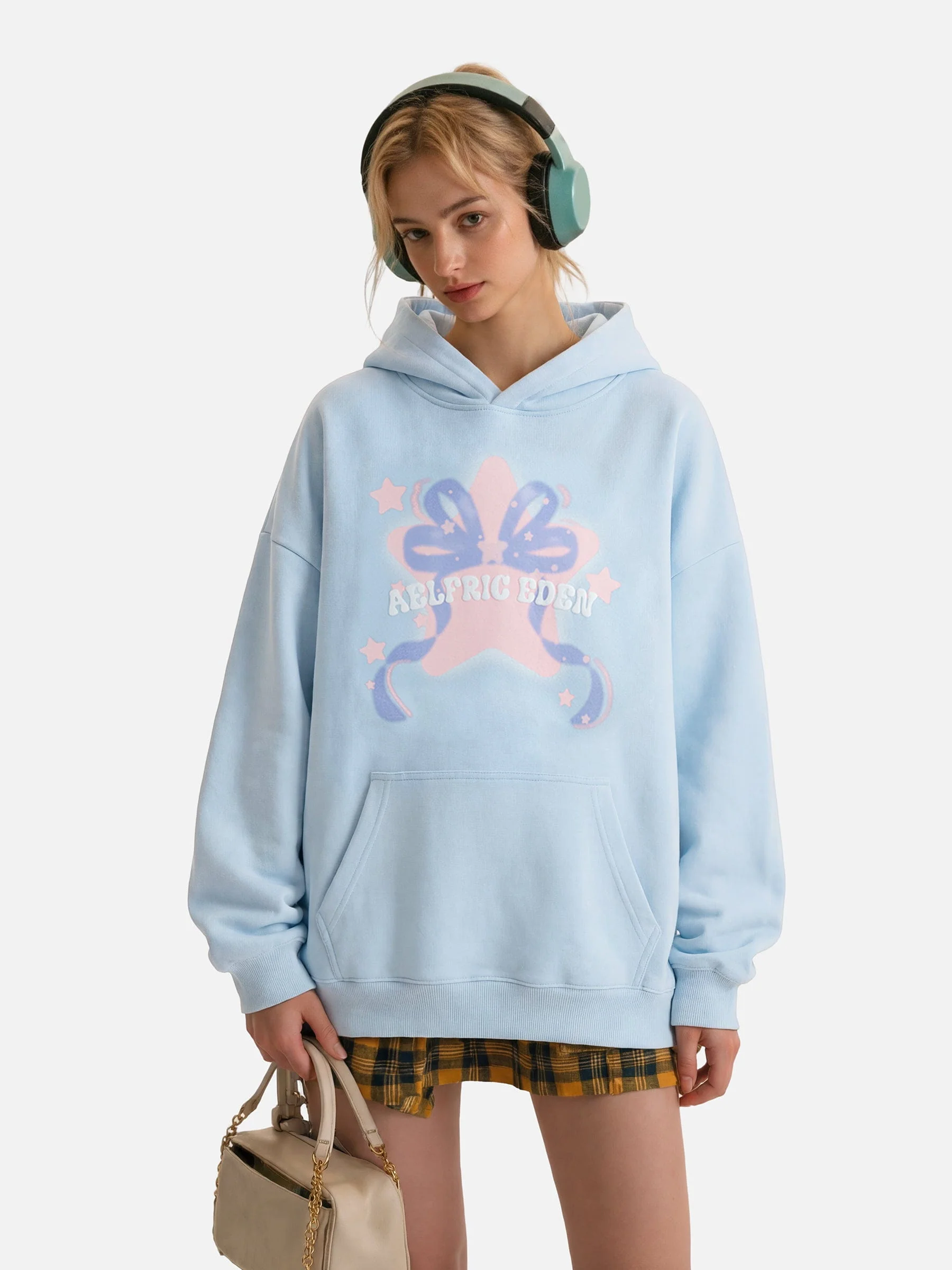Aelfric Eden Oversized Blurring Bow Hoodie