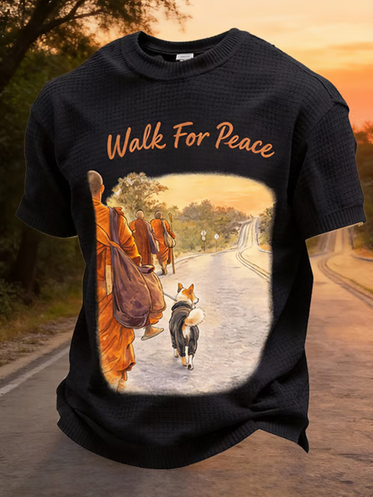 Men's Walk For Peace Art Print T-shirt