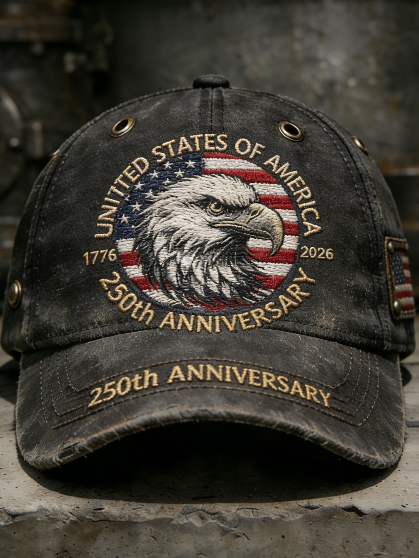 250th Anniversary Commemorative Printed Casual Hat (Unisex)