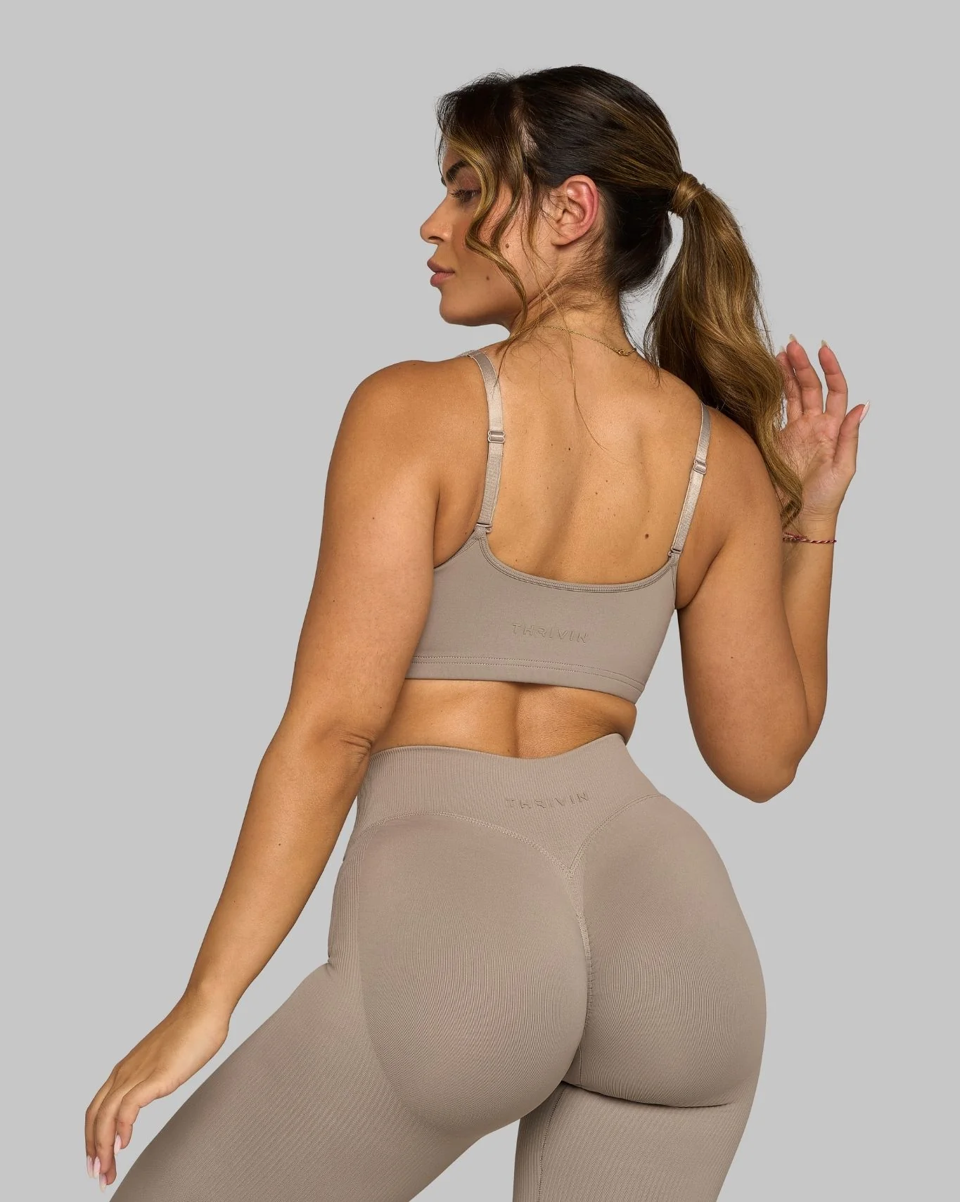 Elevate™ Sweetheart Impact Bra | Latte