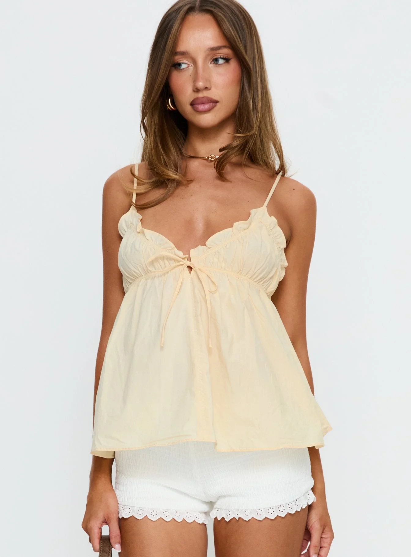 Abigayle Top Pale Yellow