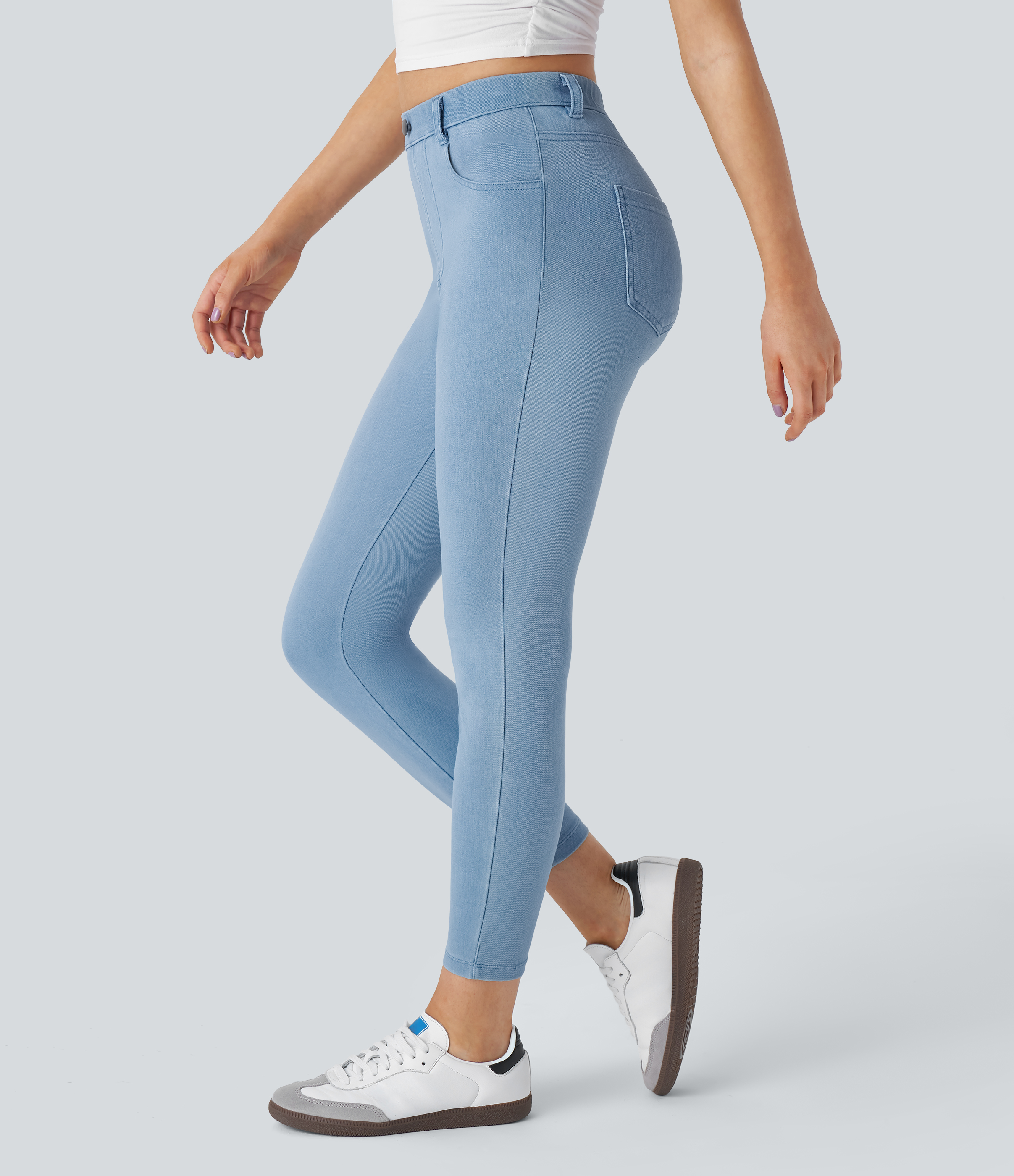 Halara Flex™ High Waisted Pockets Denim Work Leggings